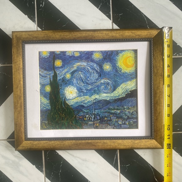 Vincent Van Gogh Art Reproduction Titled Starry Night - Picture 5 of 5